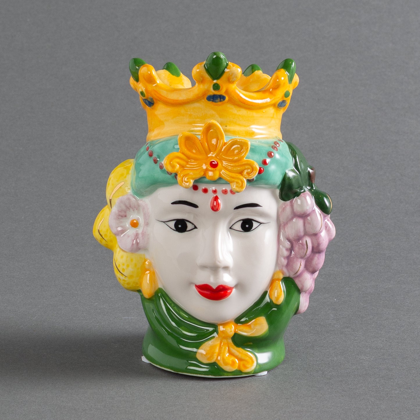 VASO ITALIANO TESTA DI MORO VERDE - MULHER