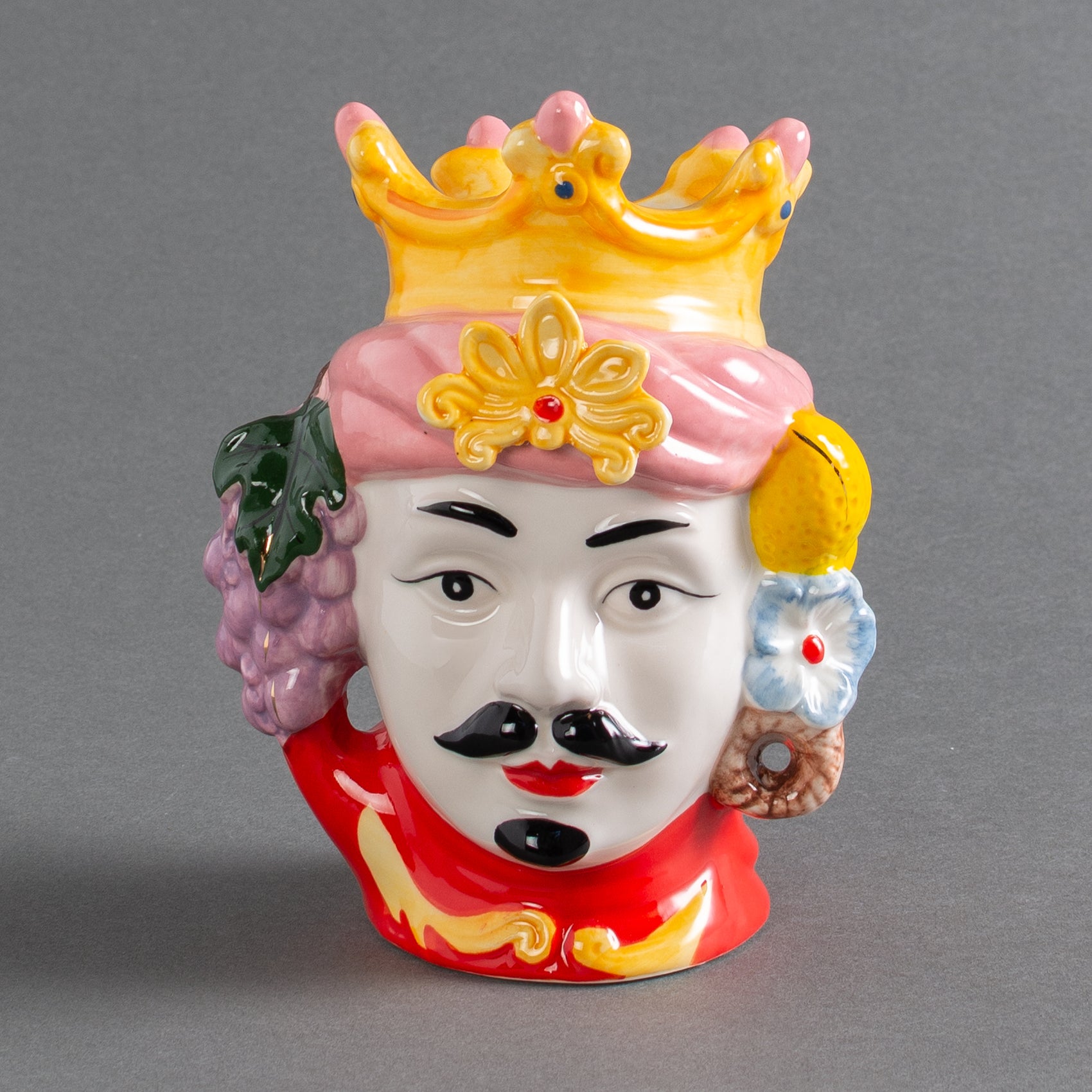 VASO ITALIANO TESTA DI MORO ROSA - HOMEM