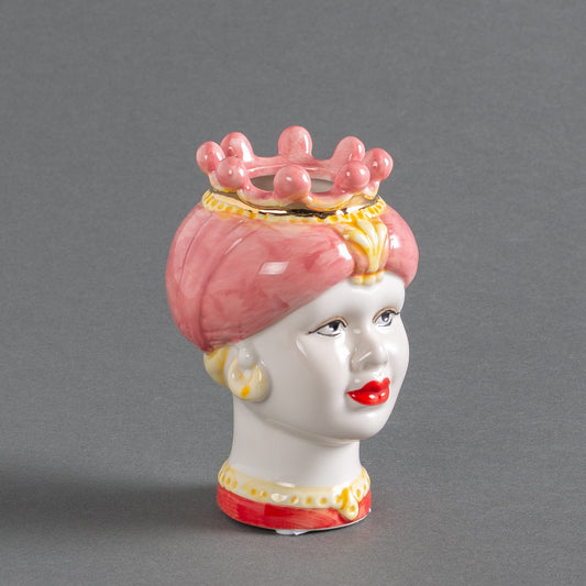 VASO ITALIANO TESTA DI MORO ROSA P - MULHER