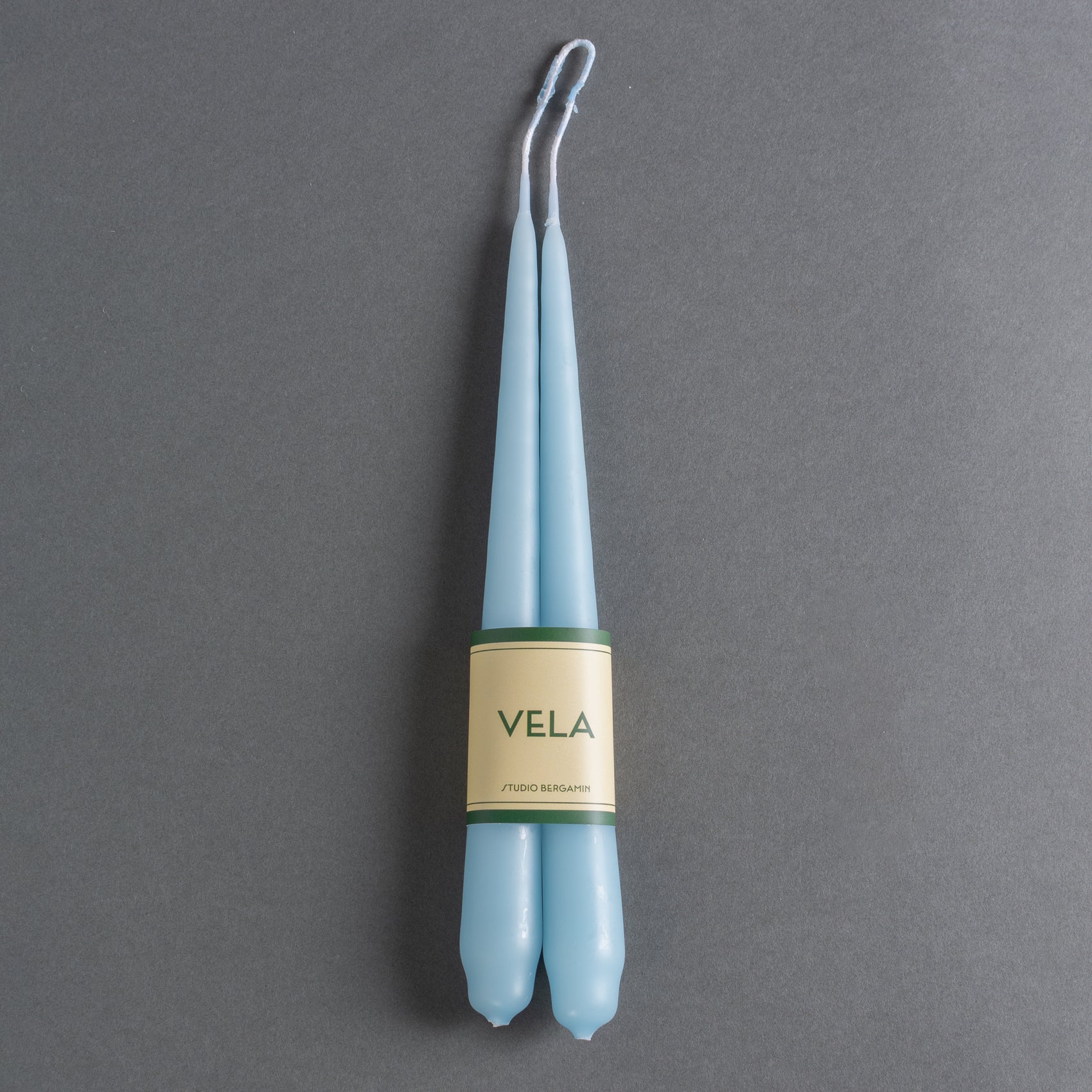 VELA BASTÃO PAR AZUL CANDY