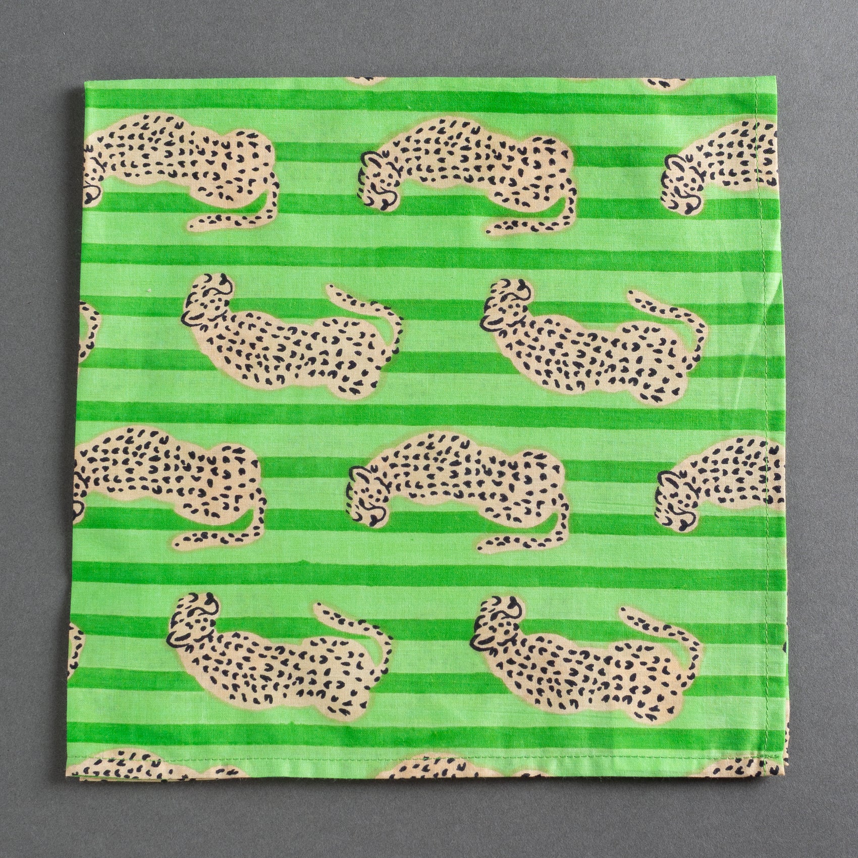 GUARDANAPO LEOPARDO VERDE