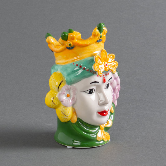 VASO ITALIANO TESTA DI MORO VERDE - MULHER