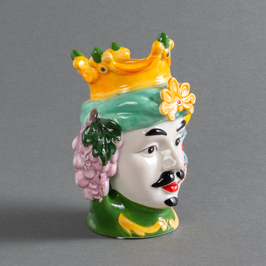 VASO ITALIANO TESTA DI MORO VERDE - HOMEM