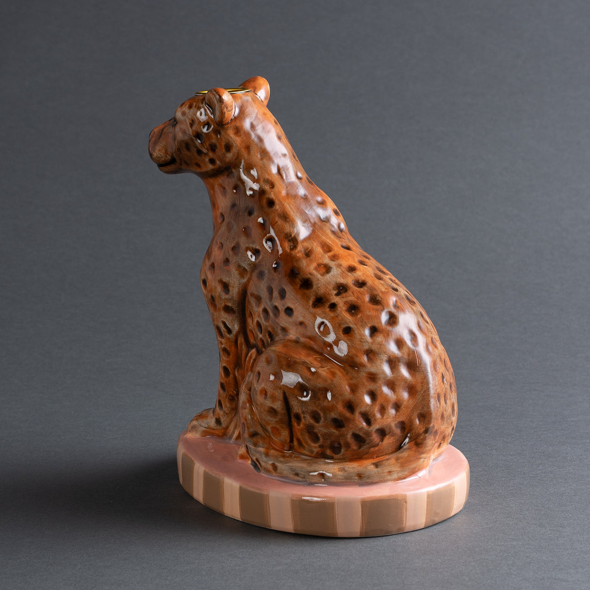 CASTIÇAL LEOPARDO
