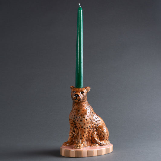 CASTIÇAL LEOPARDO