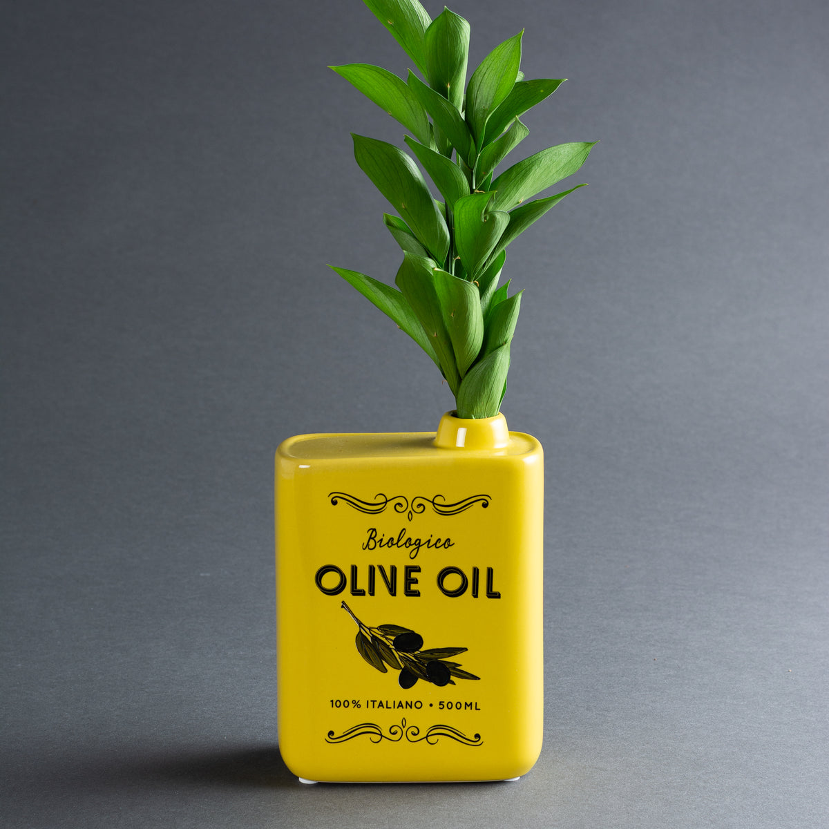 VASO OLIVA GIALLA