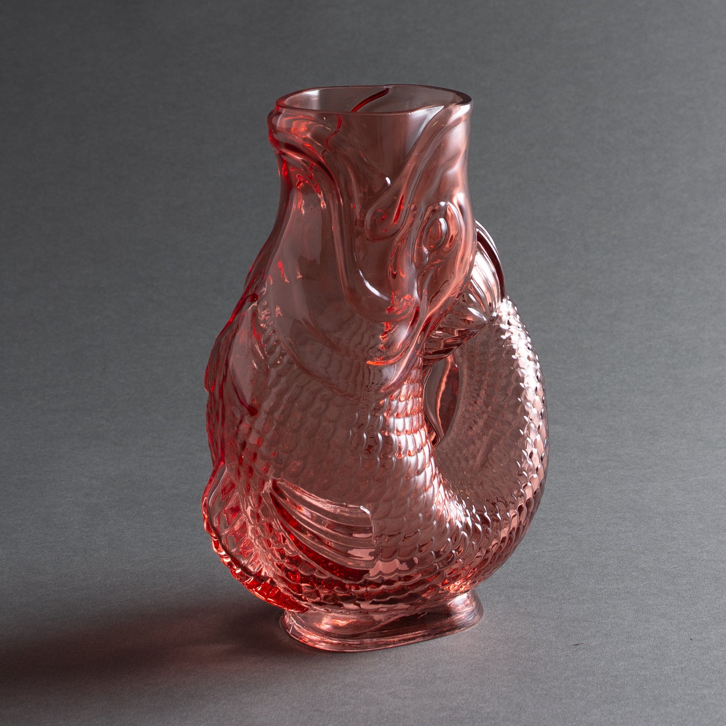 VASO PESCE VETRO ARANCIA