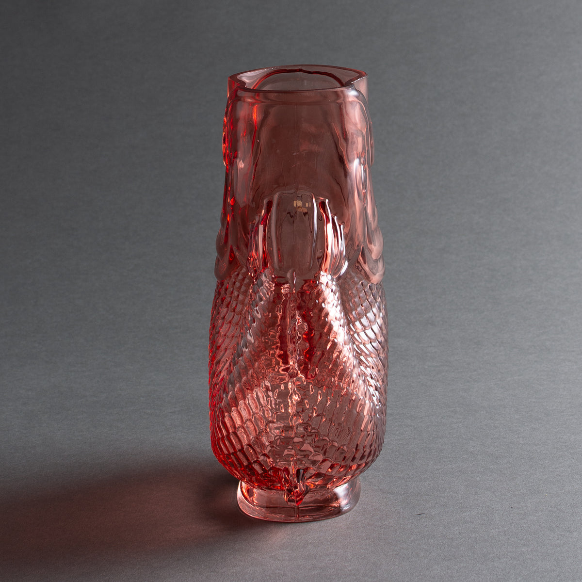 VASO PESCE VETRO ARANCIA