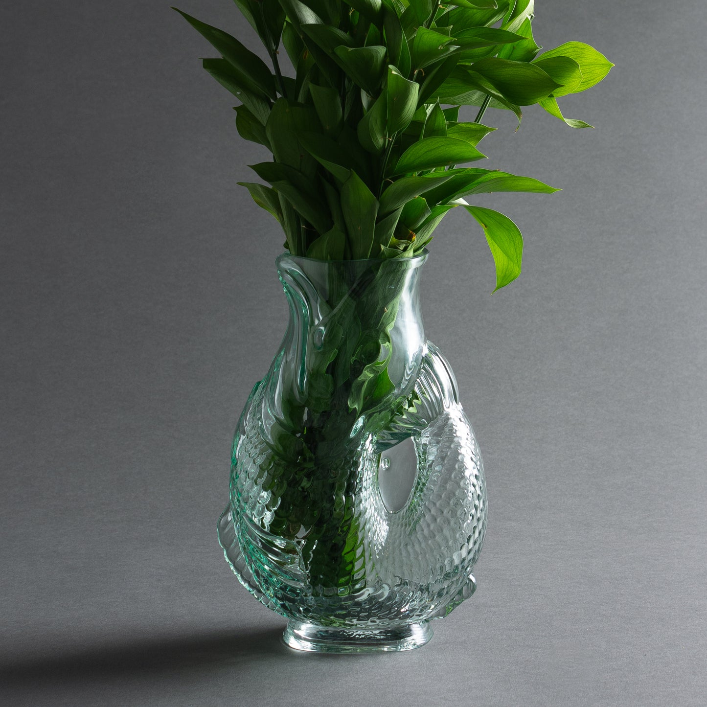 VASO PESCE VETRO FUMÊ