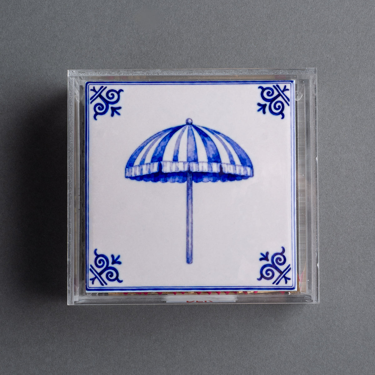 CAIXA DE FÓSFORO ACRILICO  - OMBRELLONE BLU