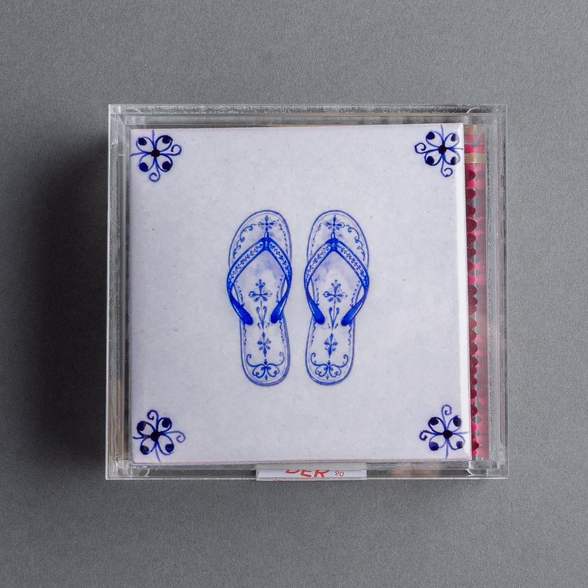 CAIXA DE FÓSFORO ACRILICO  - CHINELOS BLU