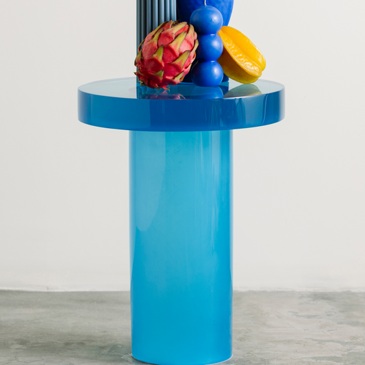 MESA COGUMELO COLORE - AZUL