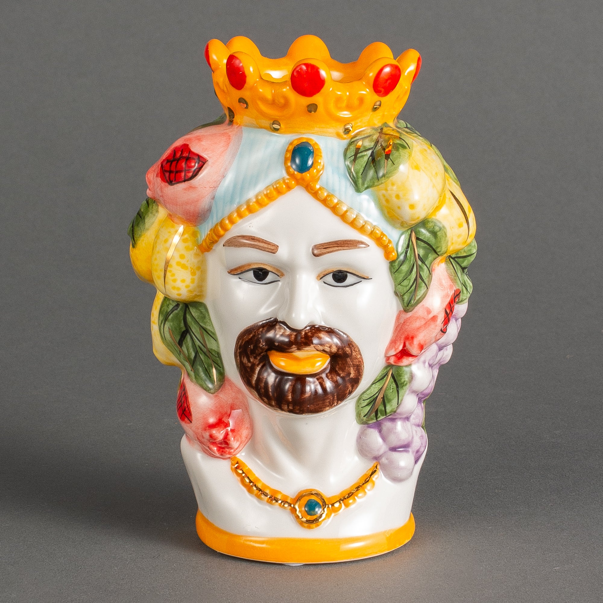 DIPINTO A MANO 8体 イタリア製 VASO ITALIANO TESTA DI MORO P - HOMEM – Studio Bergamin
