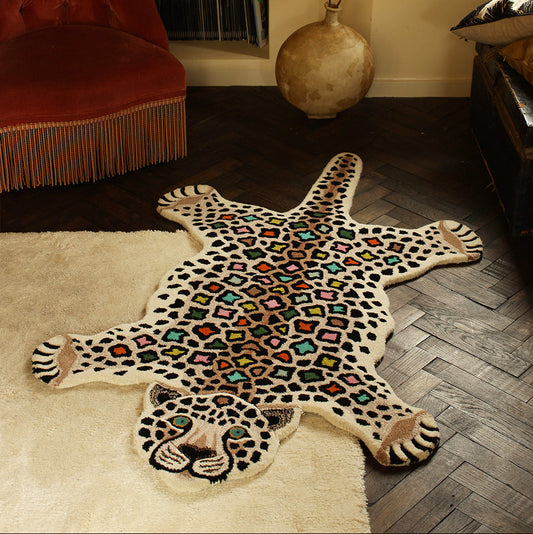TAPETE  IMP LEOPARDO COLORE  LARGE