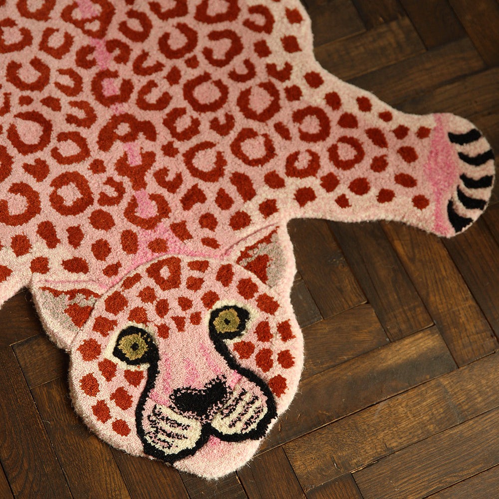 TAPETE  IMP PINK LEOPARDO LARGE