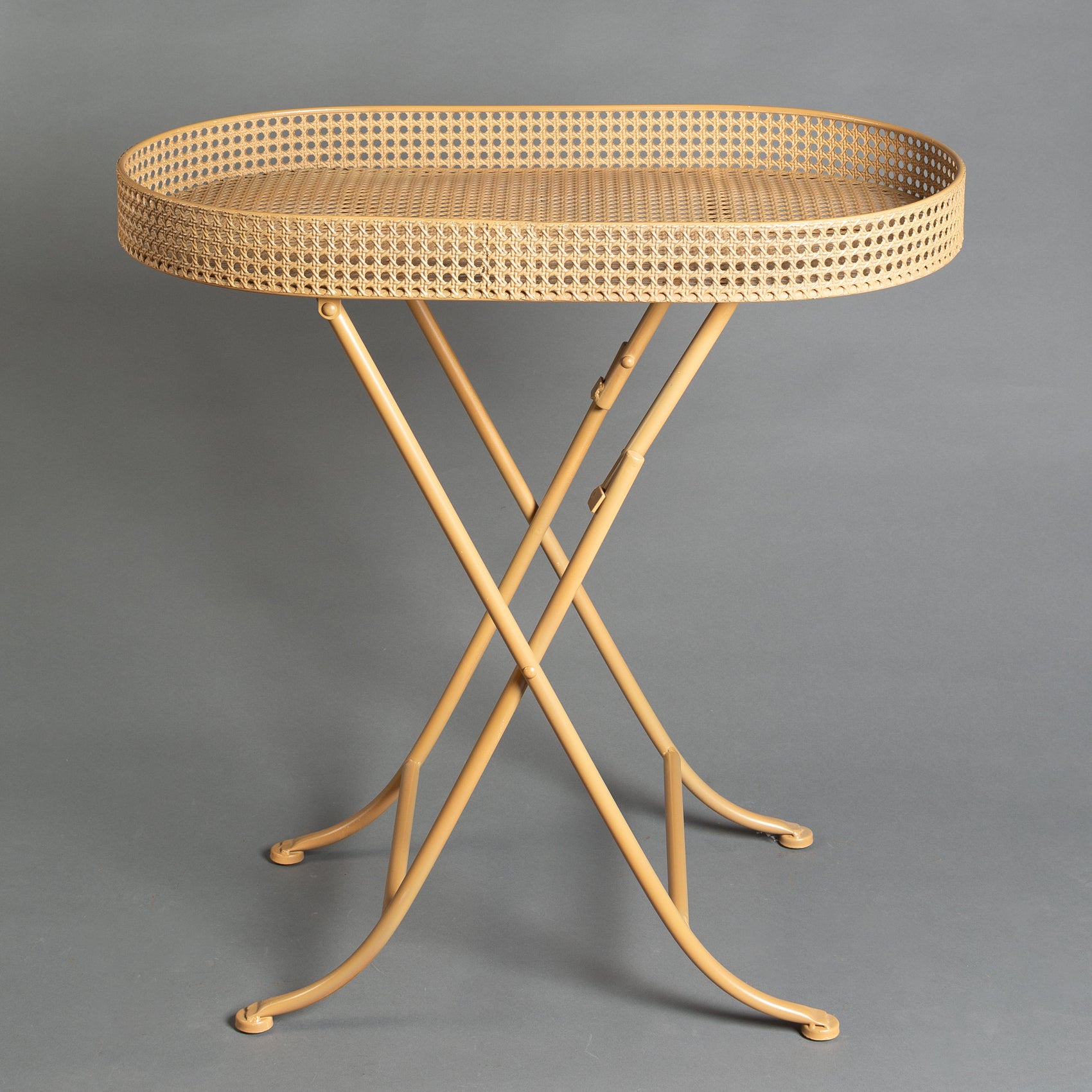MESA AUXILIAR FAUX PALHINHA