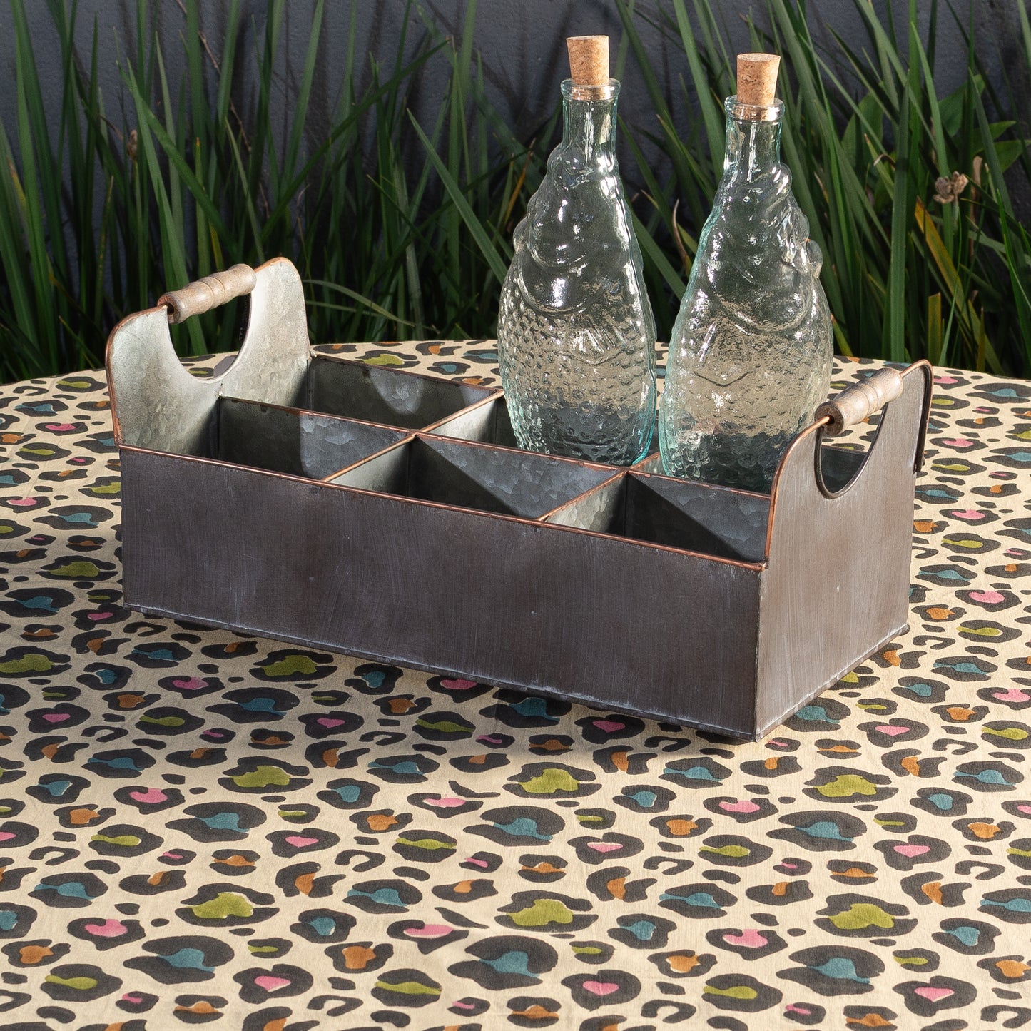 TOALHA DE MESA LEOPARDO COLORE