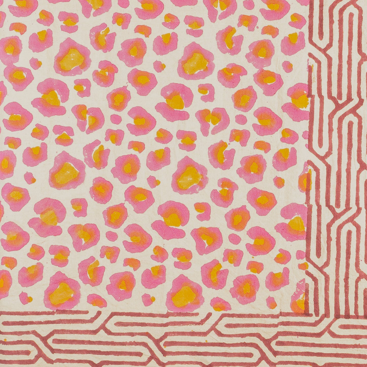 TOALHA DE MESA LEOPARDO PINK