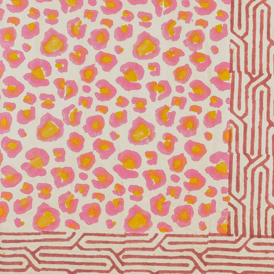 TOALHA DE MESA LEOPARDO PINK