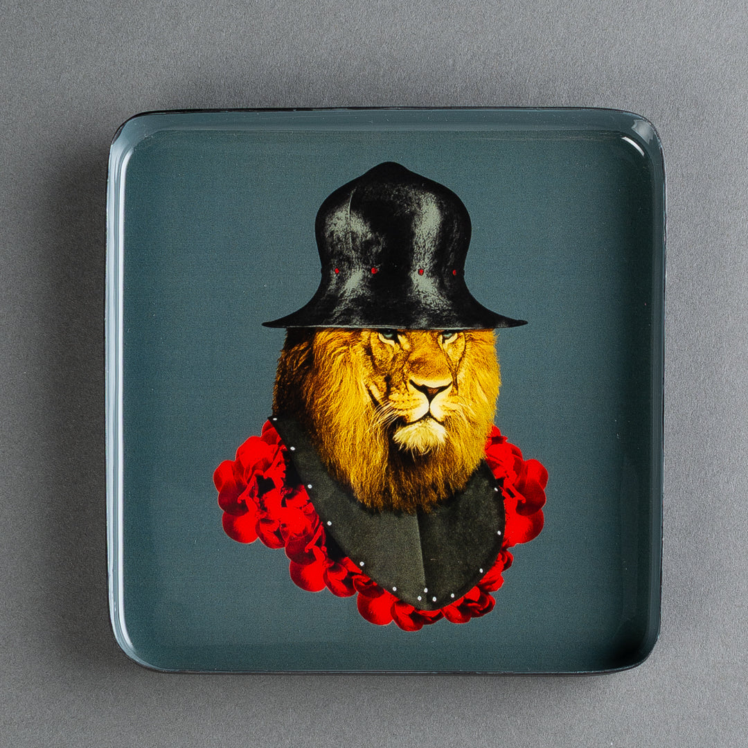 BANDEJA  QUADRATTA LION QUICHOTTE
