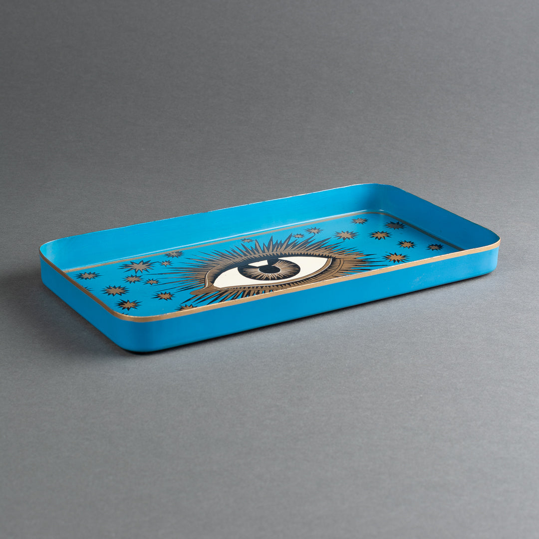 BANDEJA METAL OCCHIO BLU