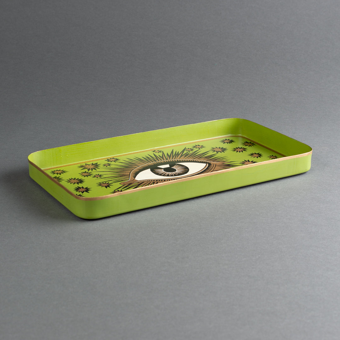 BANDEJA METAL OCCHIO VERDE
