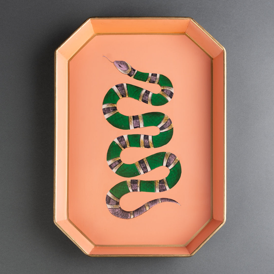 BANDEJA METAL SERPENTE