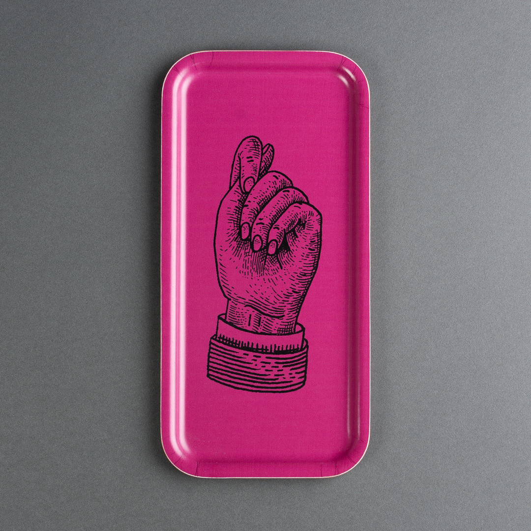 BANDEJA MADEIRA DITO ROSA