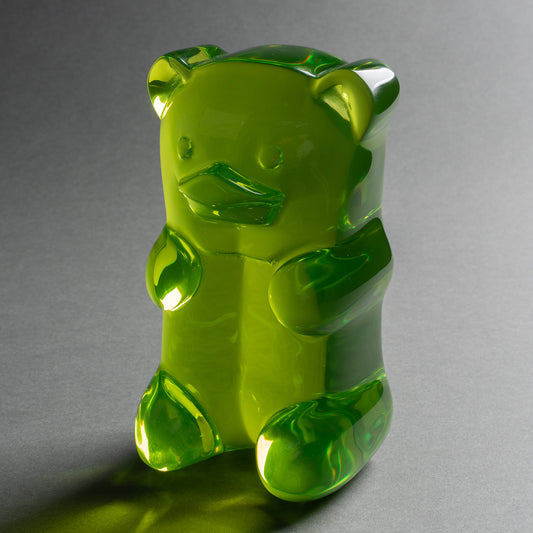 ESCULTURA GUMMY BEAR VERDE FLUOR