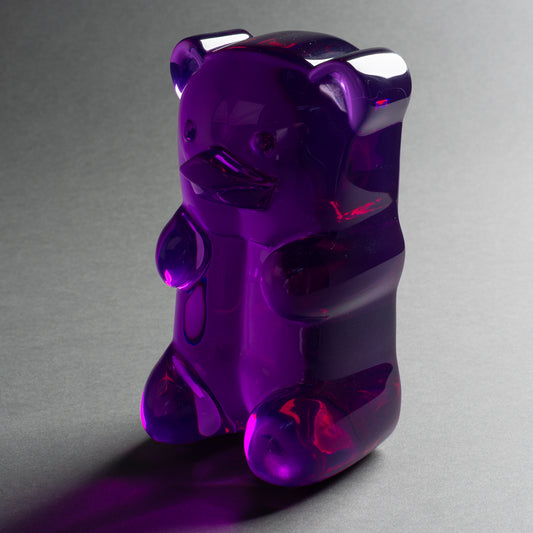 ESCULTURA GUMMY BEAR ROXO