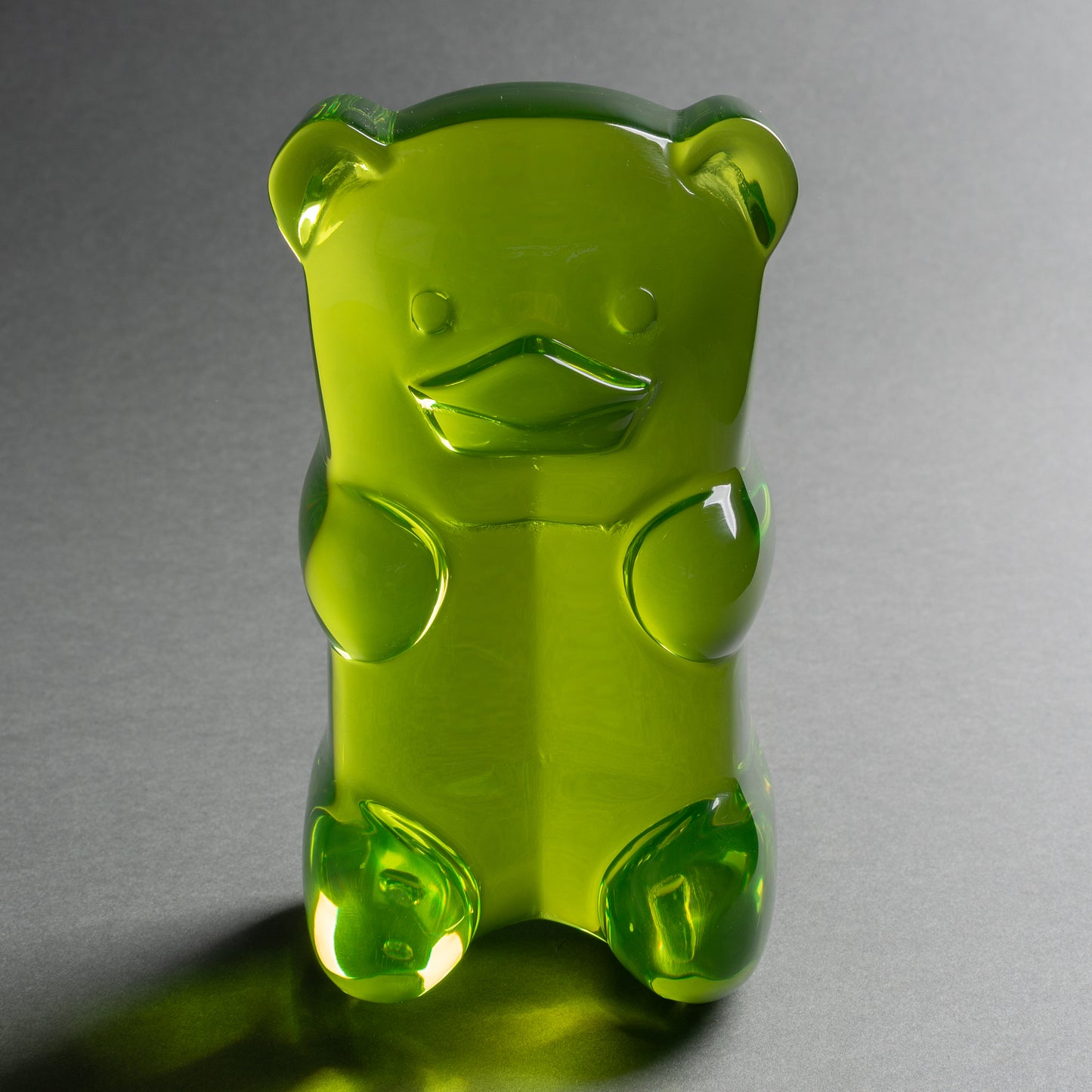 ESCULTURA GUMMY BEAR VERDE FLUOR