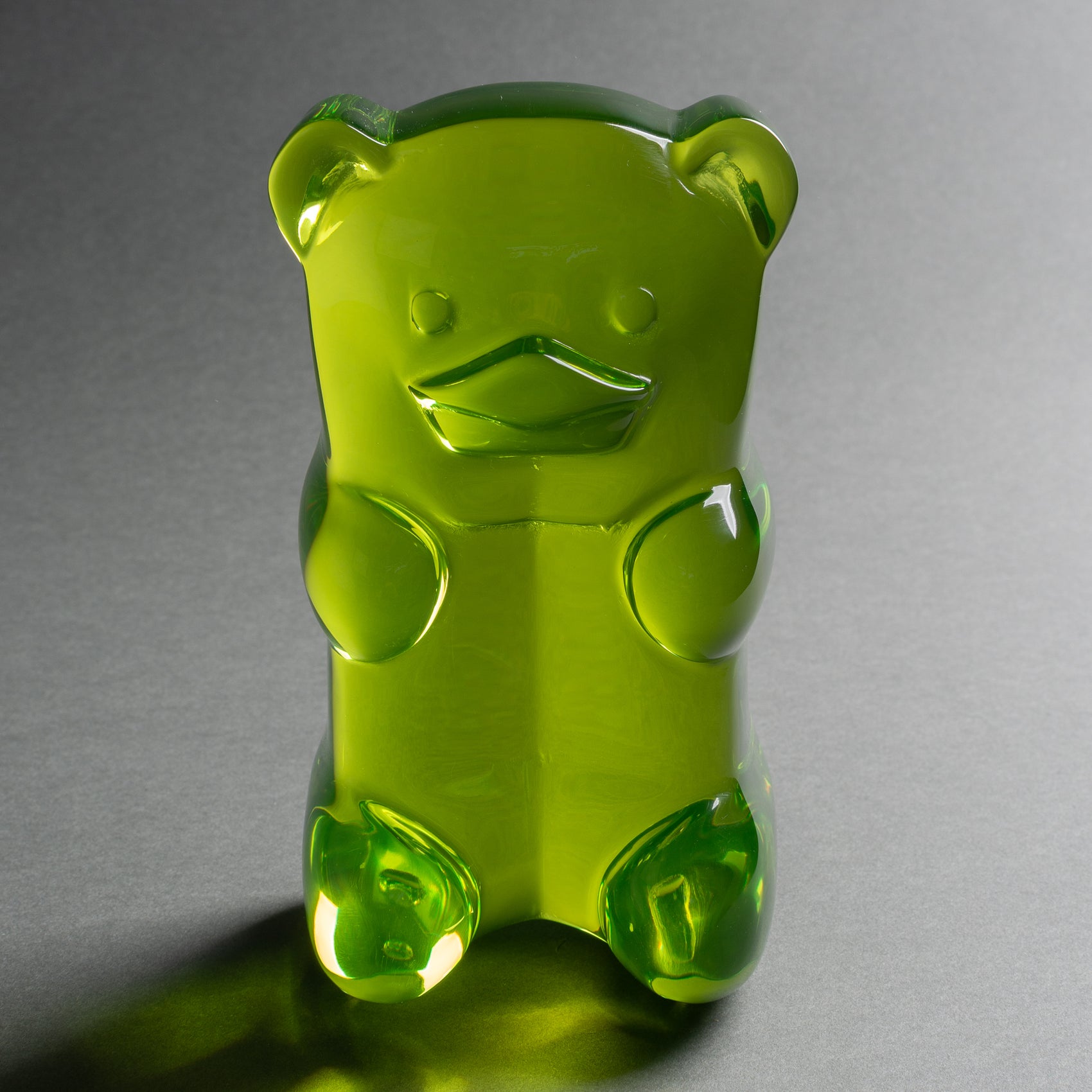 ESCULTURA GUMMY BEAR VERDE FLUOR
