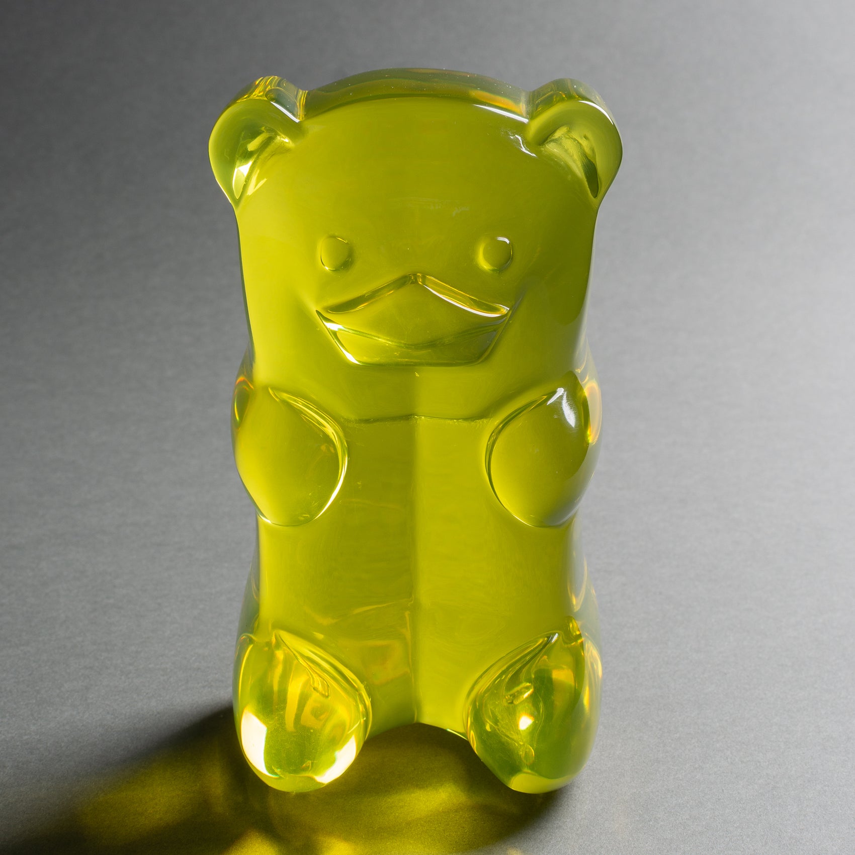 ESCULTURA GUMMY BEAR AMARELO FLUOR