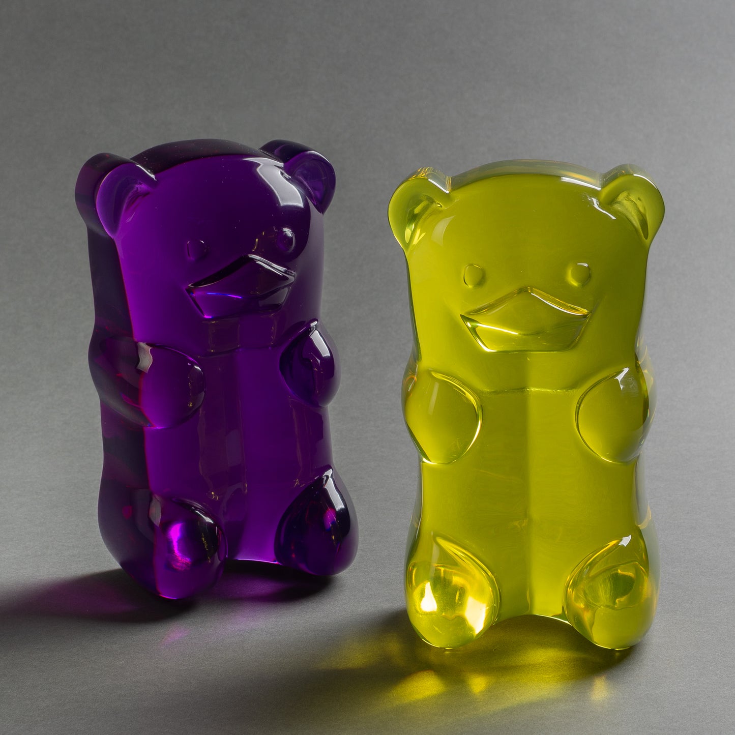 ESCULTURA GUMMY BEAR AMARELO FLUOR
