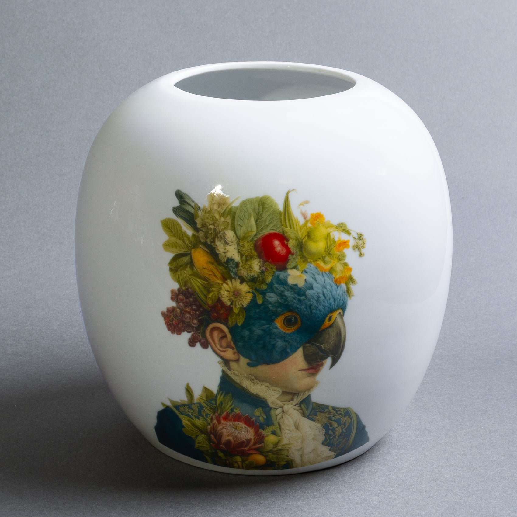 VASO TUNÍSIA ARARA AZUL