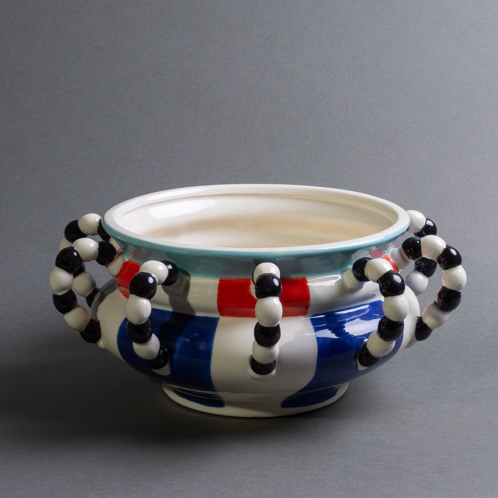 VASO CENTRO DE MESA A QUADRI
