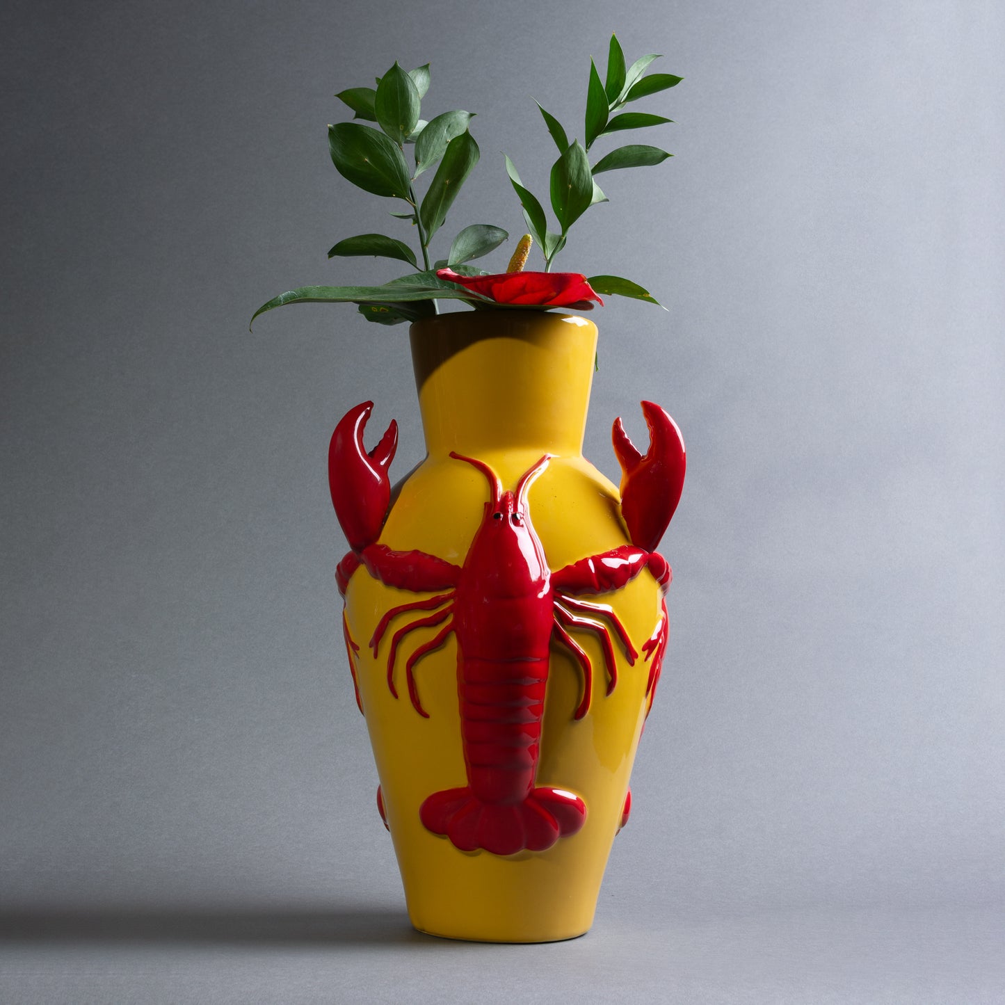 VASO ARAGOSTA GIALLA
