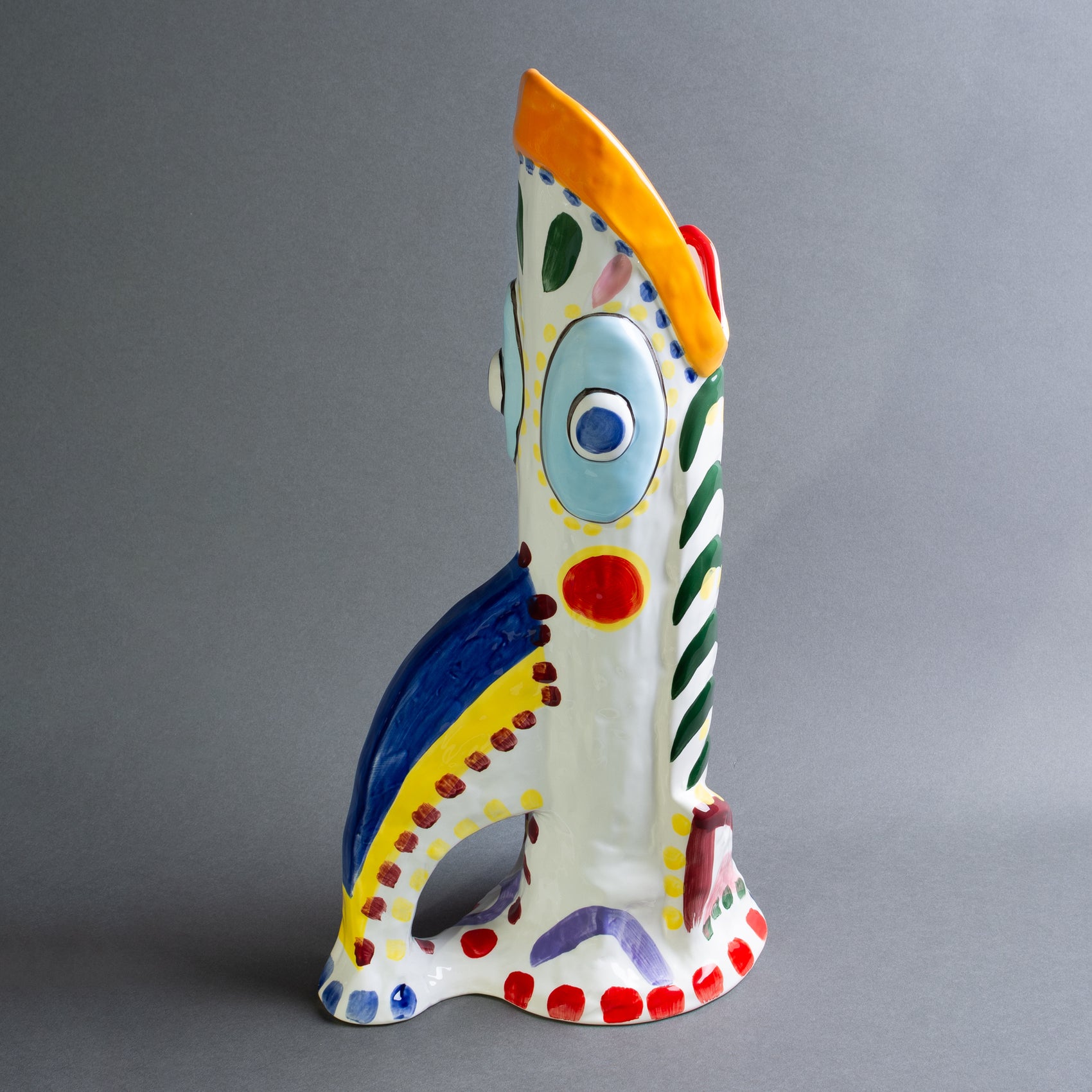 VASO PESCE COLORE ALTO