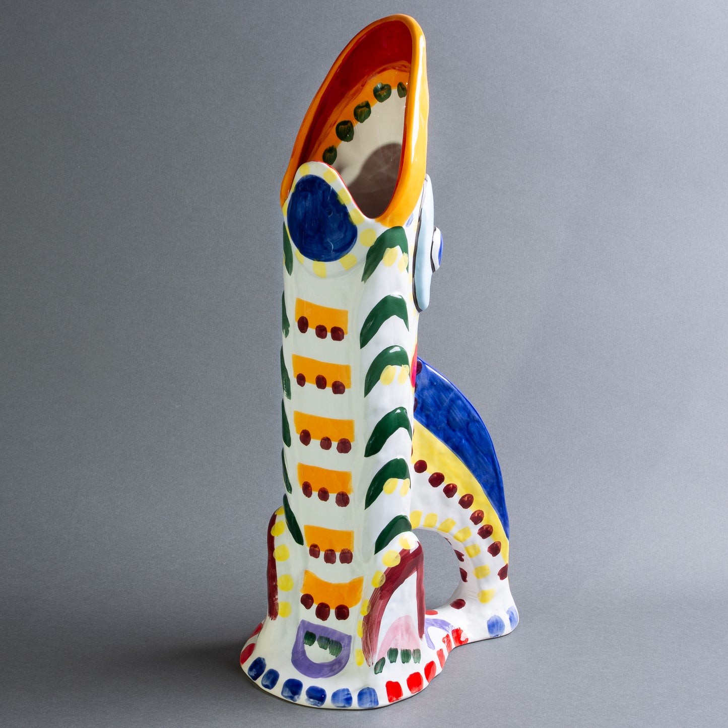 VASO PESCE COLORE ALTO