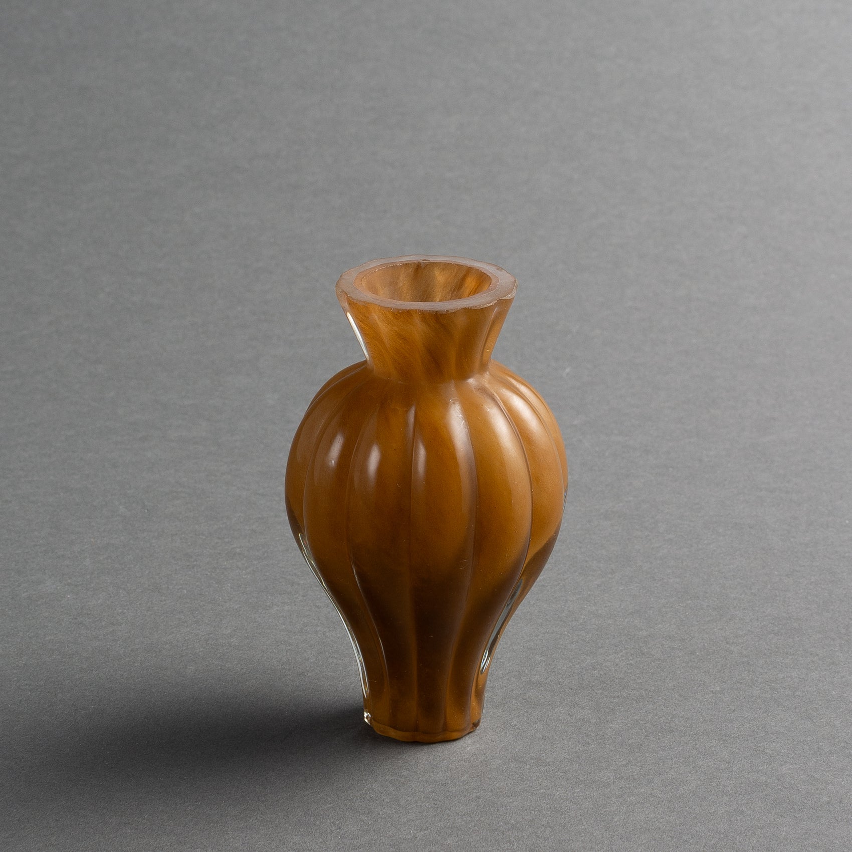 VASO VETRO MARRONE