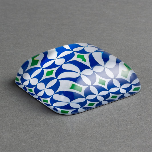 PESO DE PAPEL BLU E VERDE