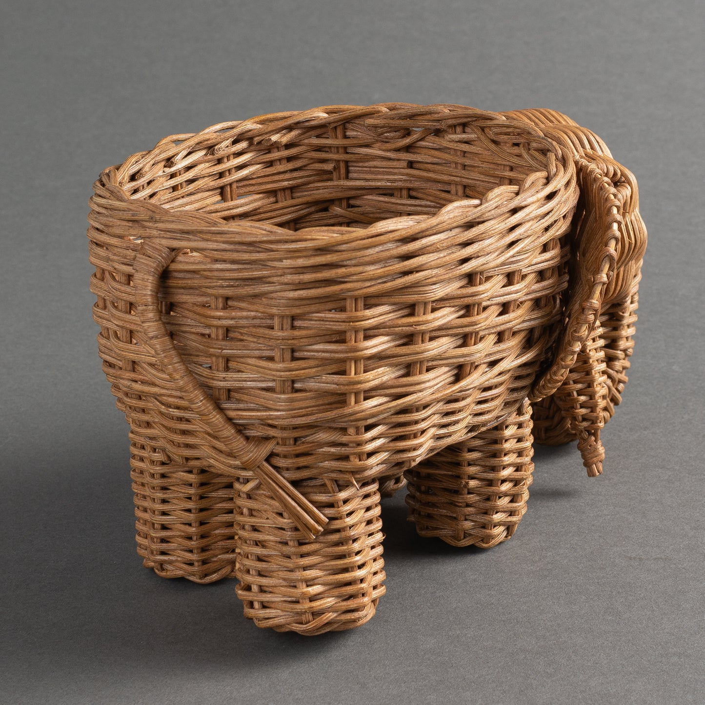 CACHEPOT RATTAN ELEFANTE