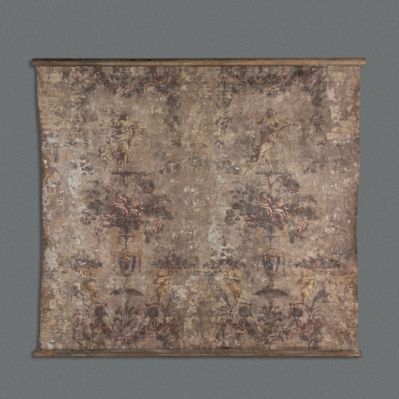 GRAVURA PAREDE FLORAL