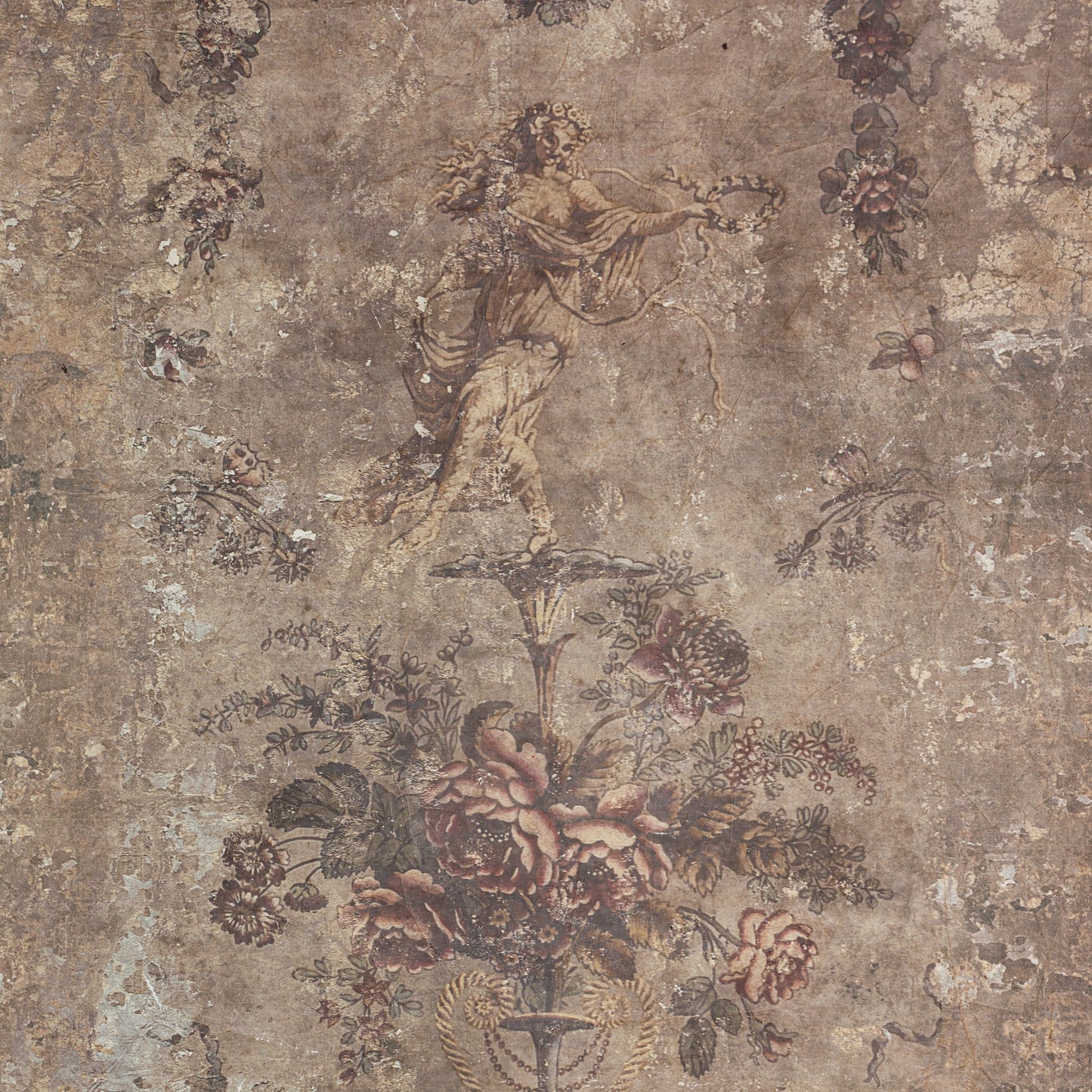 GRAVURA PAREDE FLORAL