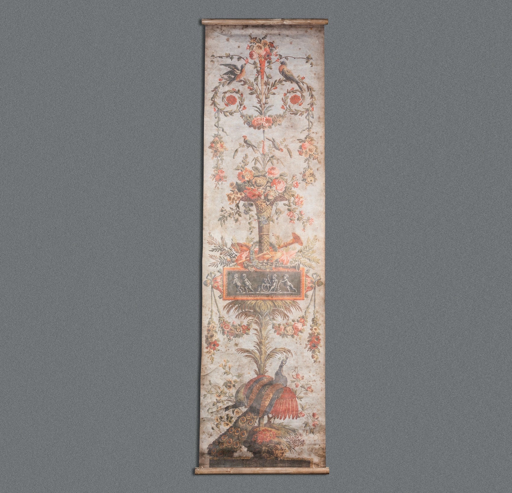 GRAVURA PAREDE VASO FIORE