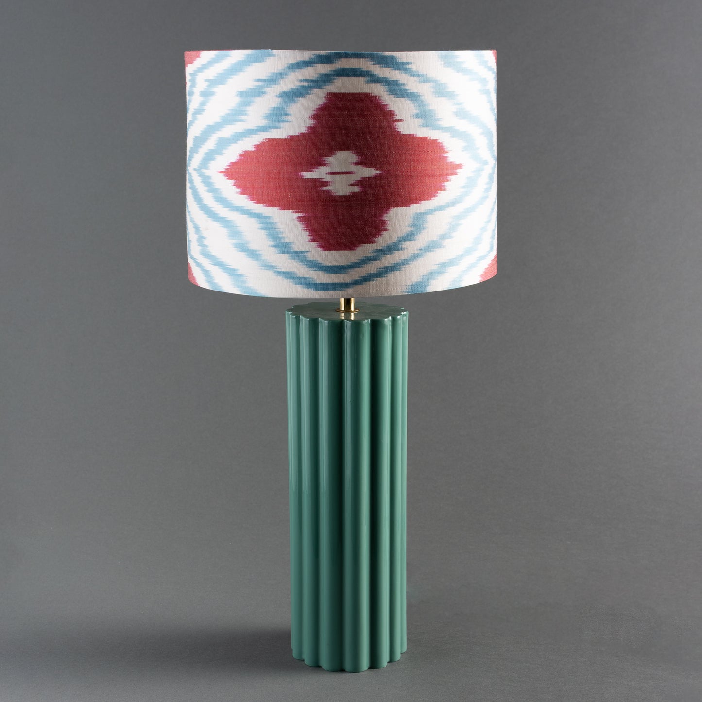 CÚPULA STUDIO BERGAMIN IKAT SEDA BLU