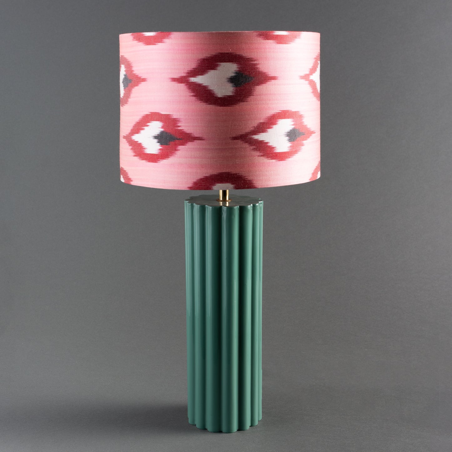 CÚPULA STUDIO BERGAMIN IKAT SEDA ROSA