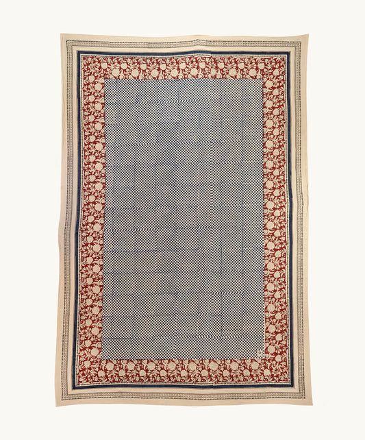 TOALHA DE MESA BLU E ROSSO