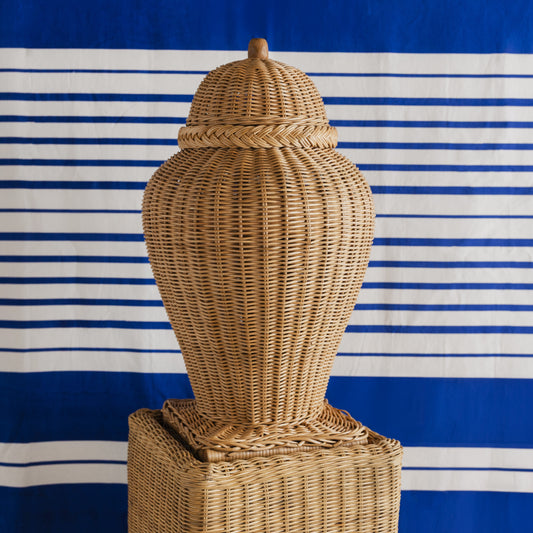POTICHE  RATTAN